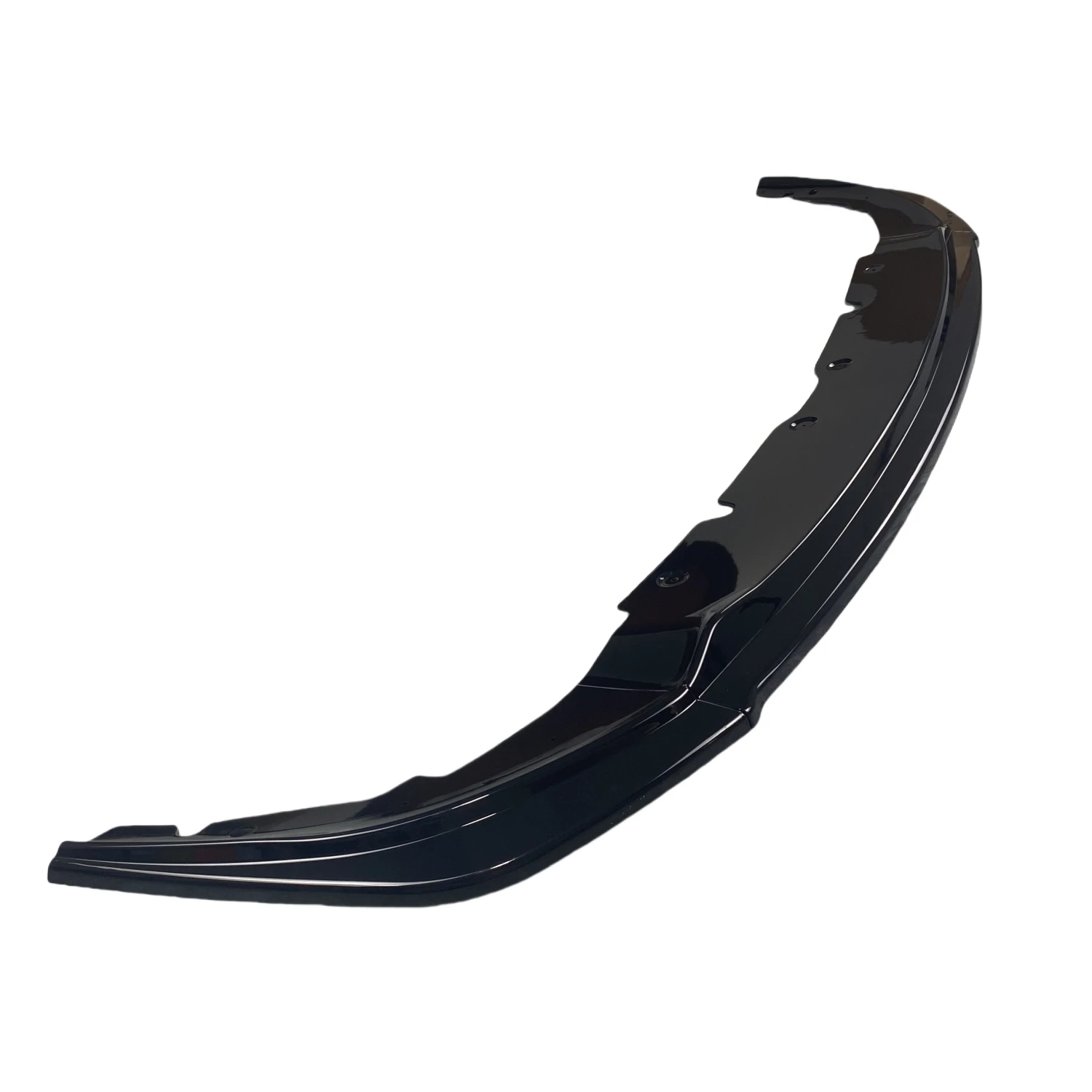 1 Series F40 - Gloss Black / Carbon Look Front Bumper Lip Spoiler | 2020-2025