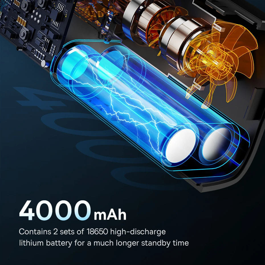 Smart Digital Portable Tyre Inflator – Cordless Air Pump for Car, Bike & More