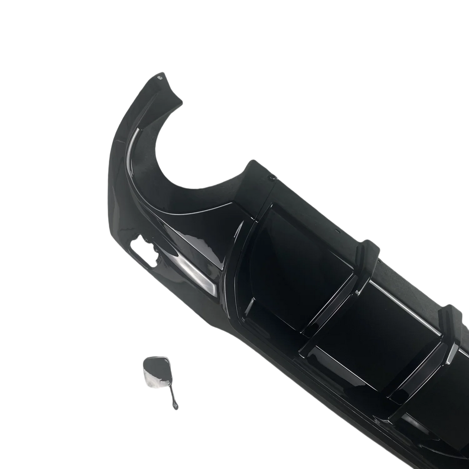 1 Series F40 - Gloss Black Rear Bumper Diffuser | 2019-2025