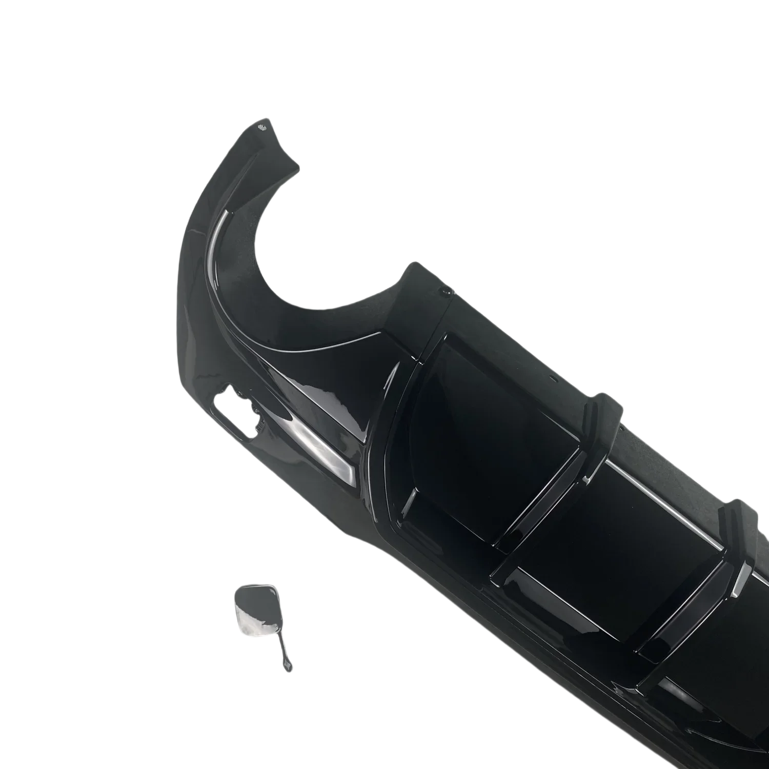 1 Series F40 - Gloss Black Rear Bumper Diffuser | 2019-2025