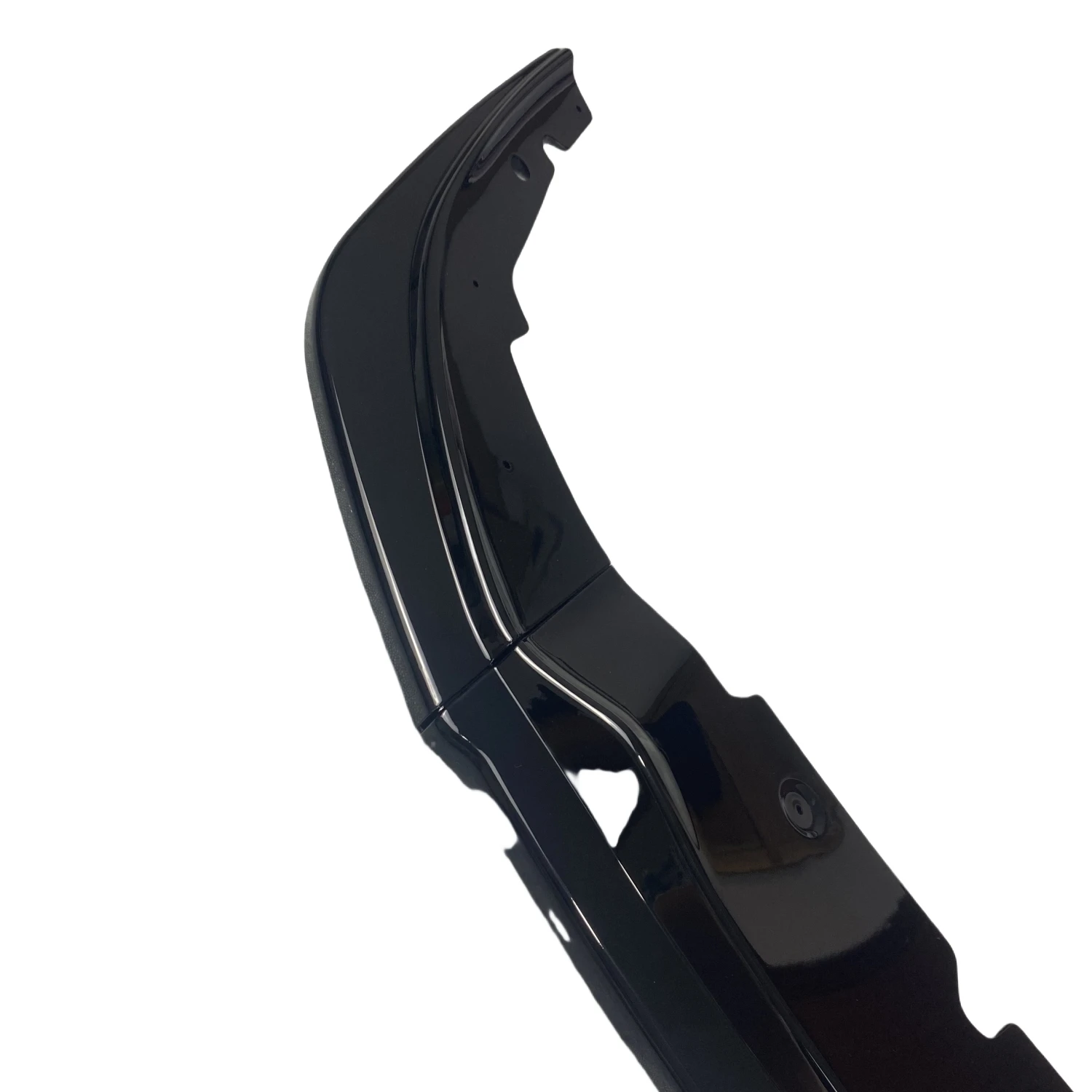 1 Series F40 - Gloss Black / Carbon Look Front Bumper Lip Spoiler | 2020-2025