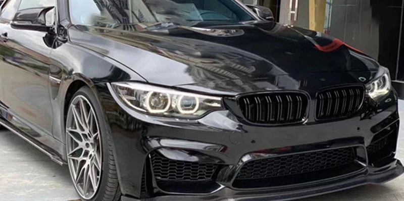 4 Series F32/F33/F36 - Gloss Black Front Double-Slat Kidney Grille | 2014-2018