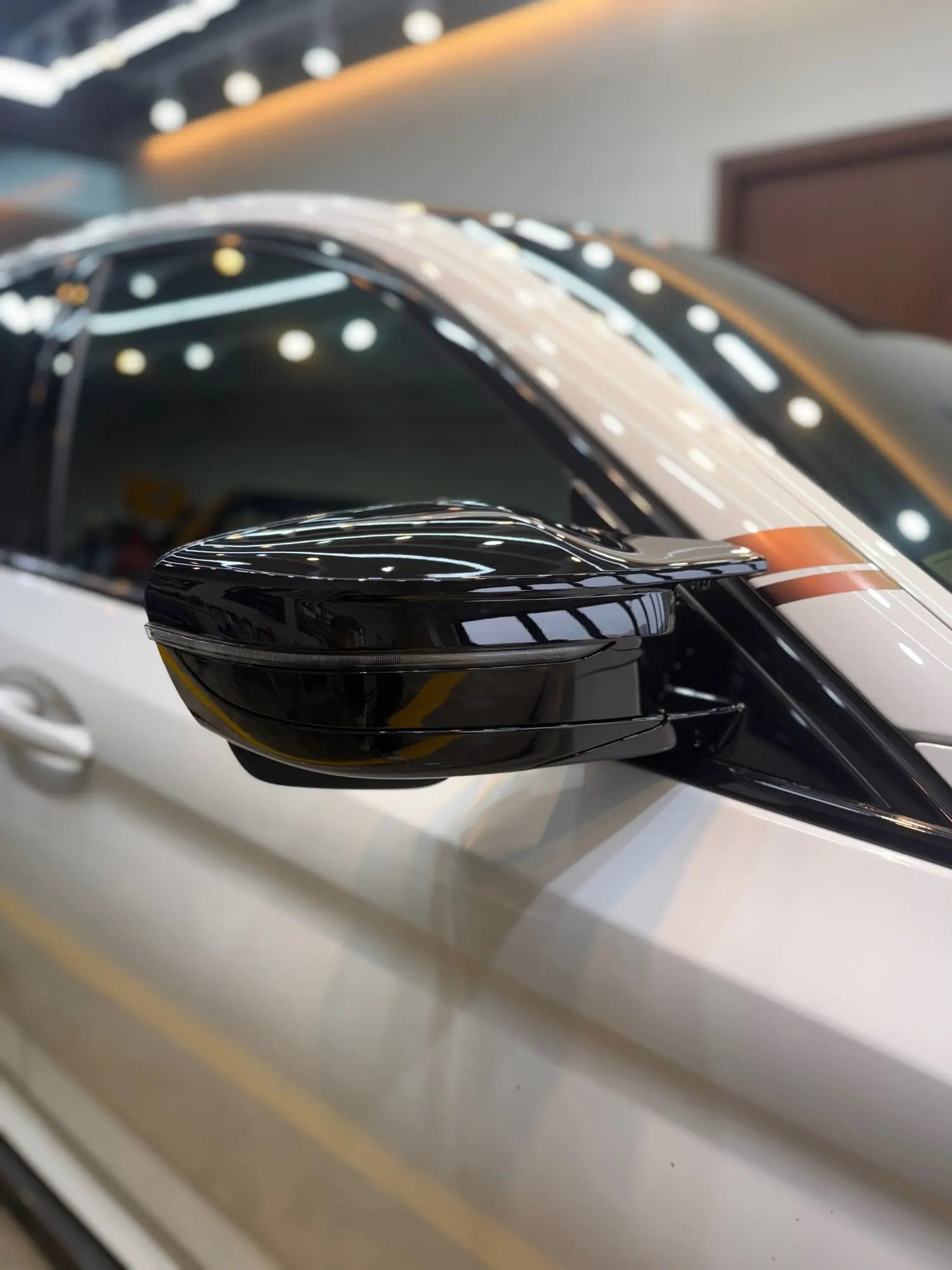 G-Series 3/5/7/8 - Gloss Black / Carbon Look Side Mirror Cover | 2016-2024