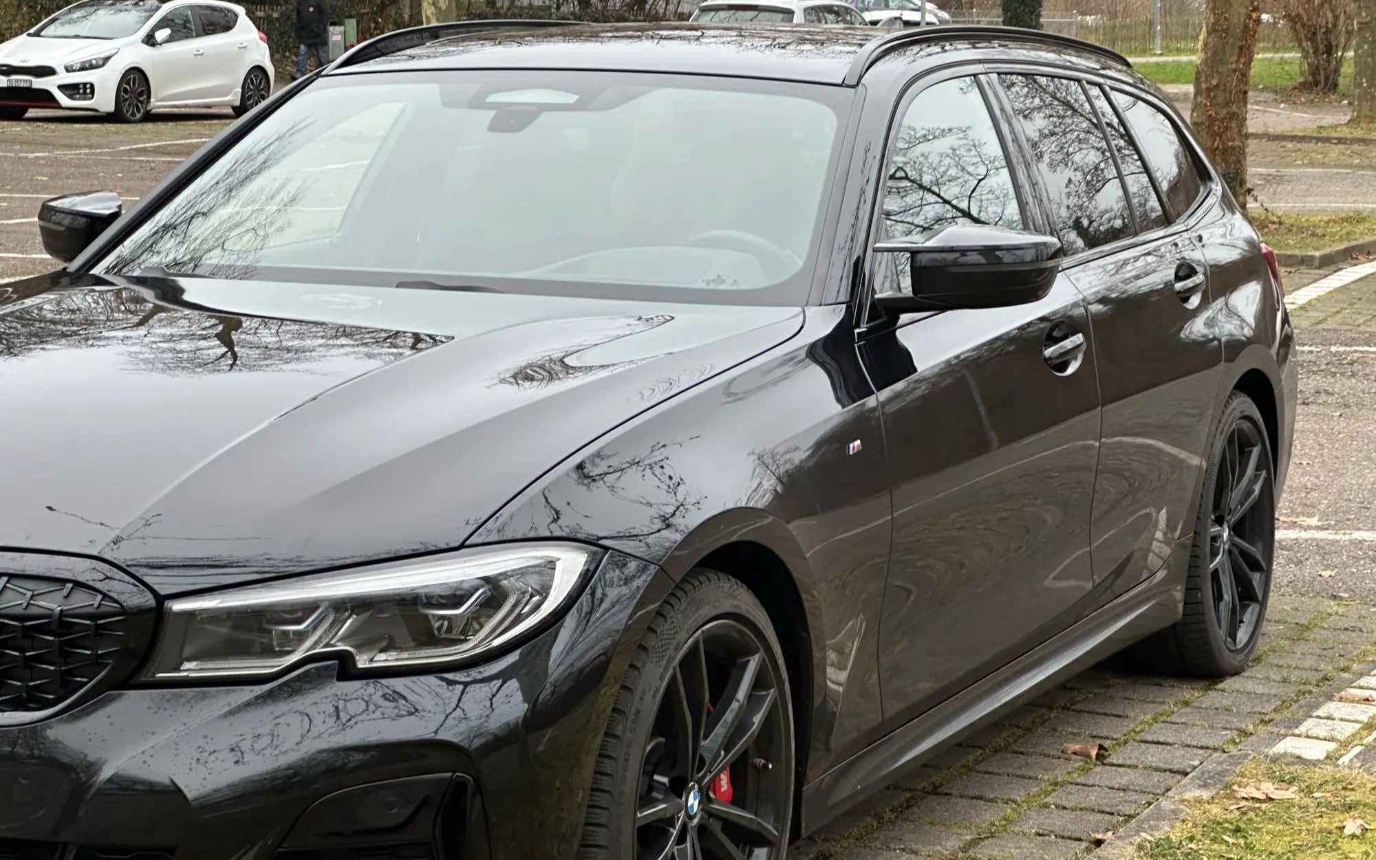 G-Series 3/5/7/8 - Gloss Black / Carbon Look Side Mirror Cover | 2016-2024