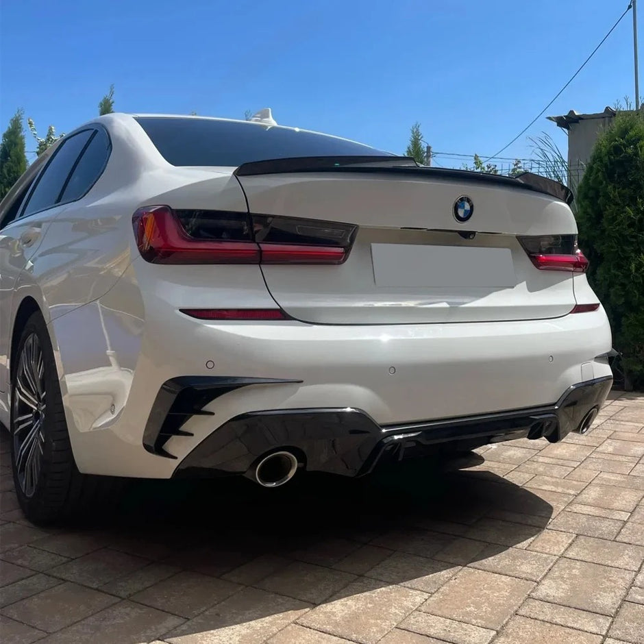 3 Series G20/G21 - Gloss Black Rear Bumper Diffuser | 2019-2022