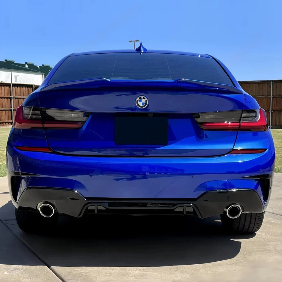 3 Series G20/G21 - Gloss Black Rear Bumper Diffuser | 2019-2022
