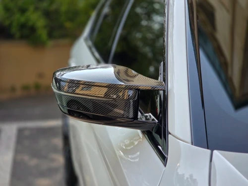 G-Series 3/5/7/8 - Gloss Black / Carbon Look Side Mirror Cover | 2016-2024