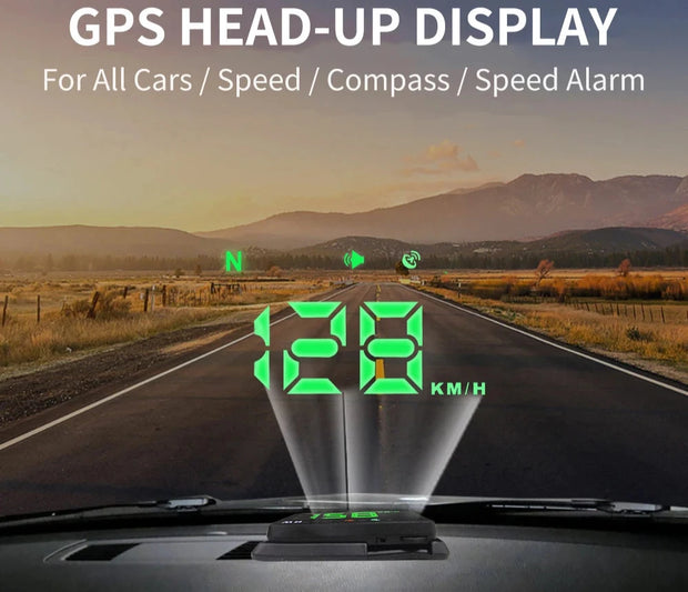 HUD Head-Up Display GPS Speedometer