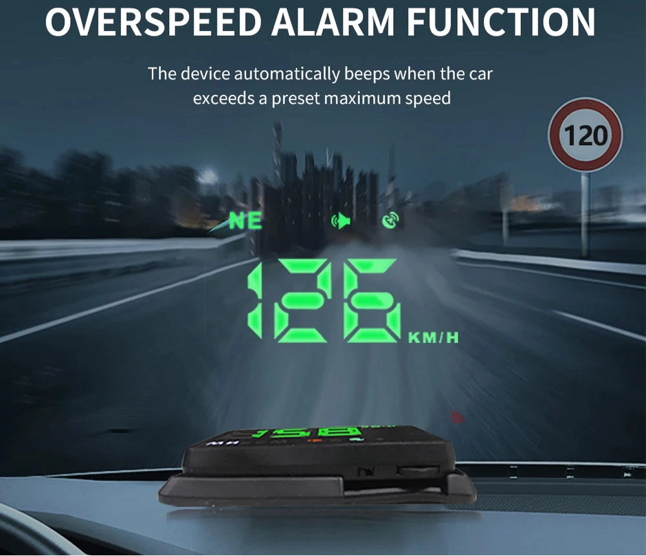 HUD Head-Up Display GPS Speedometer