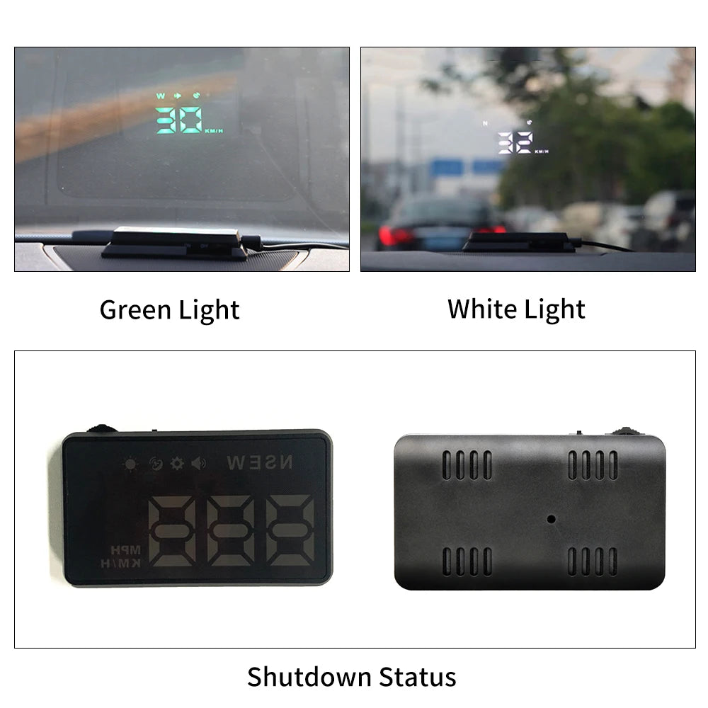 HUD Head-Up Display GPS Speedometer