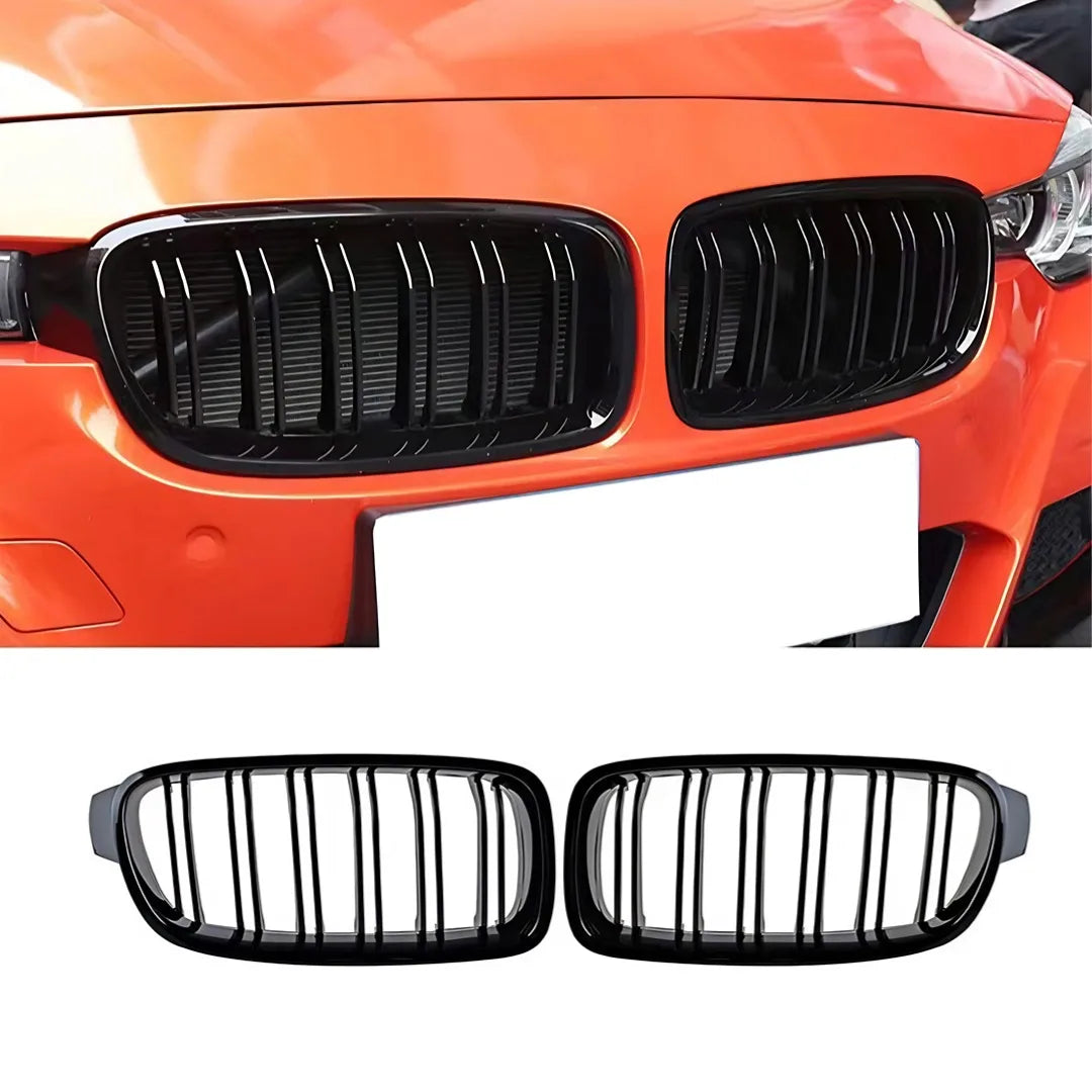 3 Series F30/F31 - Gloss Black Front Kidney Grille | 2012-2019