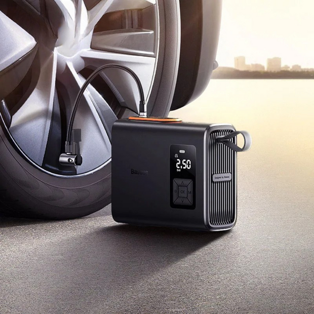 High-Power Dual Cylinder Cordless Tyre Inflator – 250W Portable Air Pump