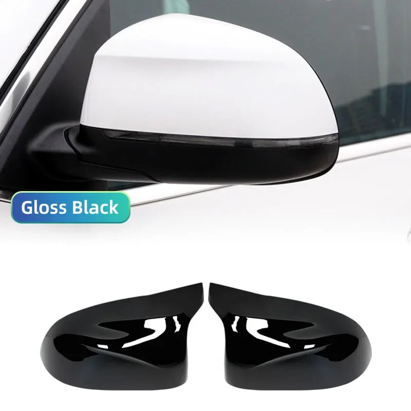 X Series F25/F26/F15/F16 - Gloss Black / Carbon Look Side Mirror Caps | 2014-2018