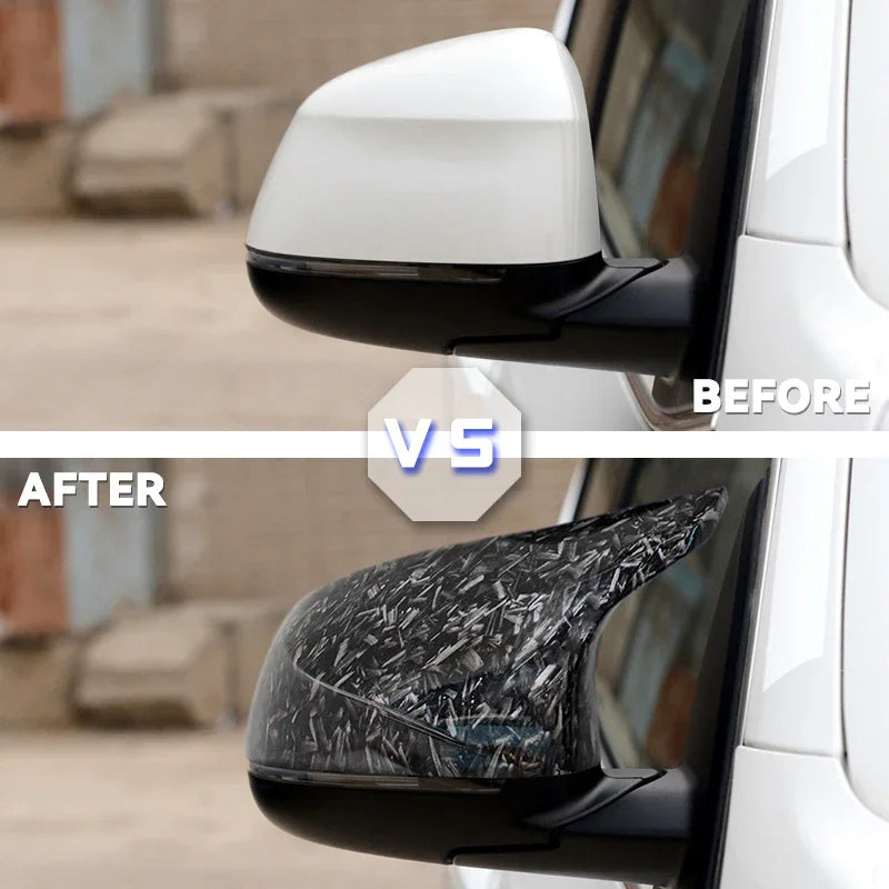 X Series F25/F26/F15/F16 - Gloss Black / Carbon Look Side Mirror Caps | 2014-2018