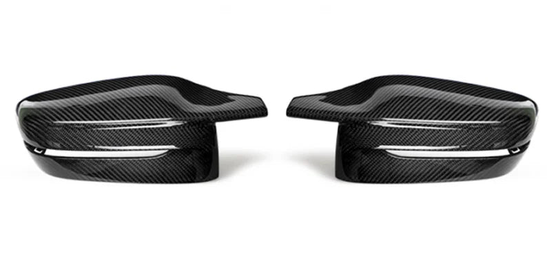 G-Series 3/5/7/8 - Gloss Black / Carbon Look Side Mirror Cover | 2016-2024