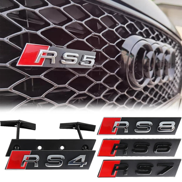 Grille Badge for Audi S, RS, and SQ Models