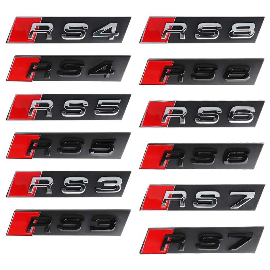 Grille Badge for Audi S, RS, and SQ Models