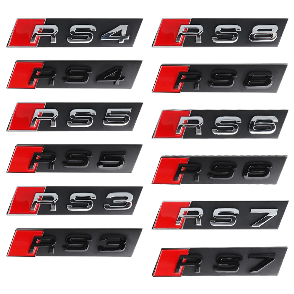 Grille Badge for Audi S, RS, and SQ Models