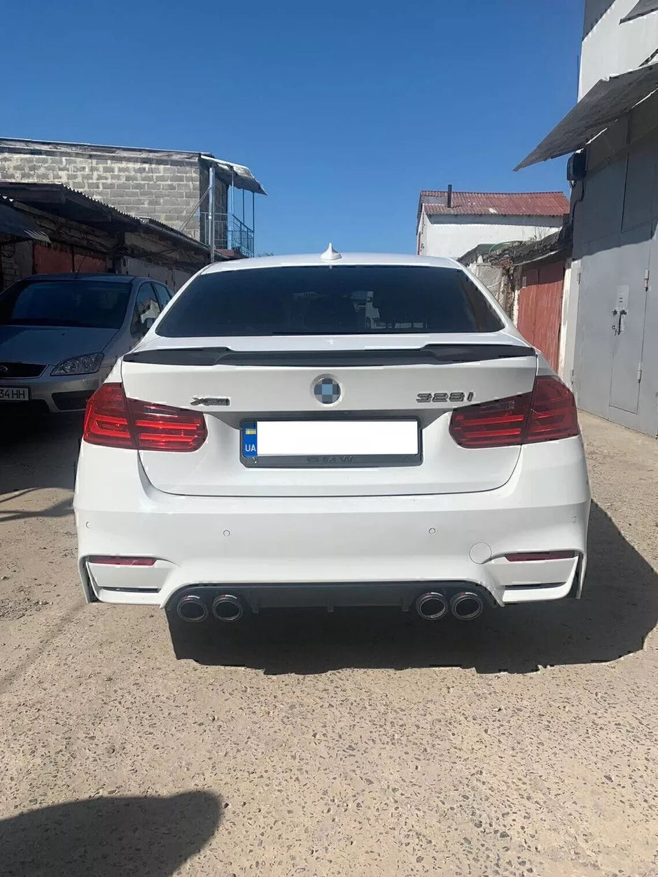 3 Series F30/F80 - Gloss Black / Carbon Look Rear Boot/Trunk Spoiler | 2012-2019