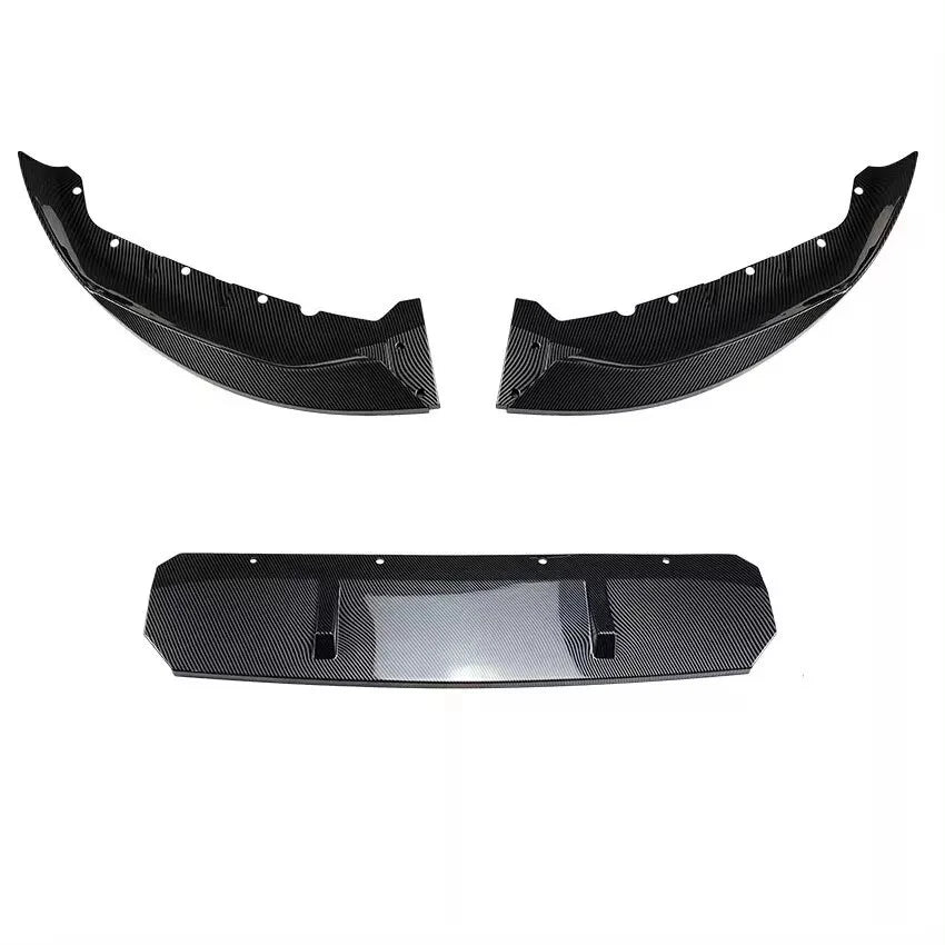 5 Series G30/G31 - Gloss Black/Carbon Look Front Bumper Lip Spoiler | 2017–2023