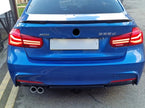 3 Series F30/F80 - Gloss Black / Carbon Look Rear Boot/Trunk Spoiler | 2012-2019