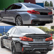 5 Series G30/G31 - Gloss Black/Carbon Look Rear Diffuser | 2017–2023