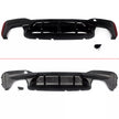 5 Series G30/G31 - Gloss Black/Carbon Look Rear Diffuser | 2017–2023