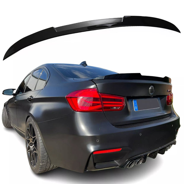 3 Series F30/F80 - Gloss Black / Carbon Look Rear Boot/Trunk Spoiler | 2012-2019