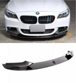 5 Series F10/F11 - Gloss Black / Carbon Look Front Bumper Lip Spoiler | 2010-2016