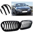 1 Series F20/F21 - Gloss Black Front Kidney Grille | 2015-2019 LCI
