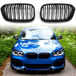 1 Series F20/F21 - Gloss Black Front Kidney Grille | 2015-2019 LCI