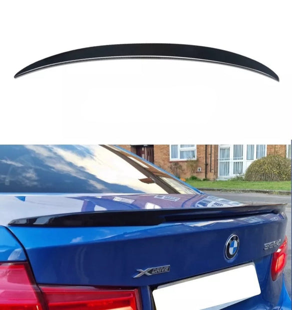 3 Series F30/F80 - Gloss Black / Carbon Look Rear Boot/Trunk Spoiler | 2012-2019