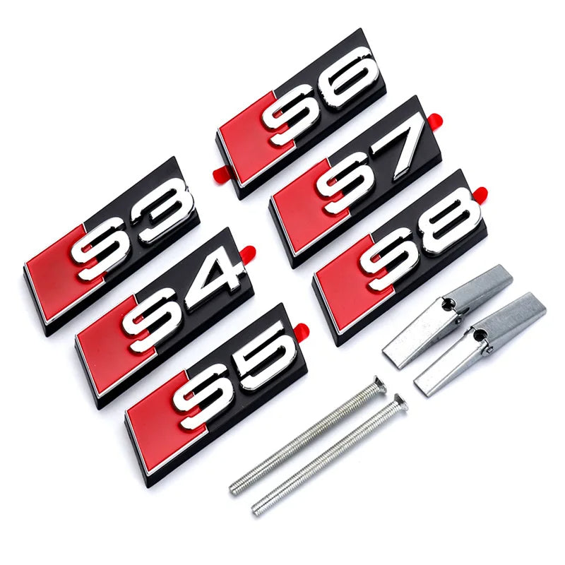 Grille Badge for Audi S, RS, and SQ Models